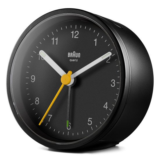 Braun BC12 Réveil à quartz Noir