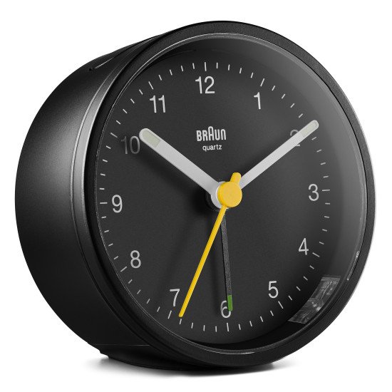 Braun BC12 Réveil à quartz Noir