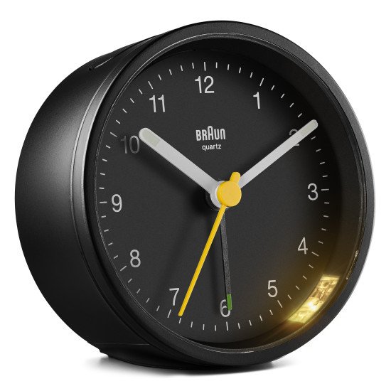 Braun BC12 Réveil à quartz Noir