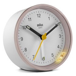 Braun BC12 Horloge murale à quartz Rose, Blanc Braun BC12 Horloge murale à quartz Rose, Blanc