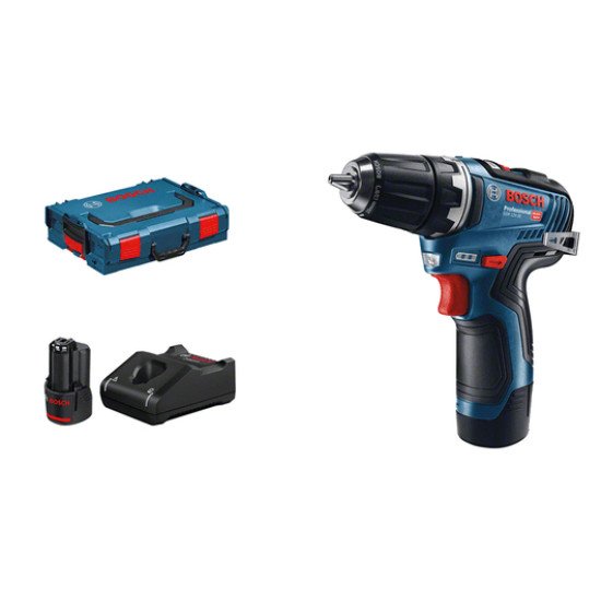 Bosch GSR 12V-35 Professional 1750 tr/min 750 g Noir, Bleu