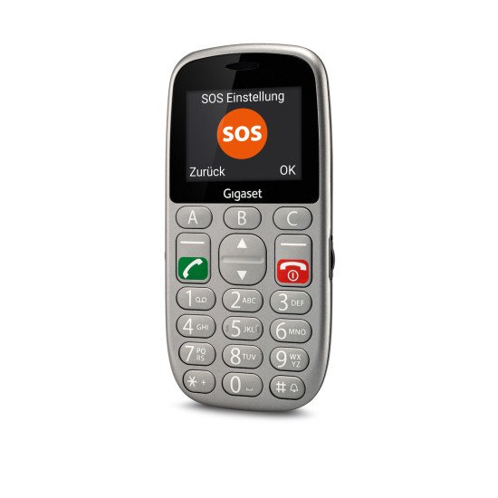 Gigaset GL390 5,59 cm (2.2") 88 g Argent Téléphone numérique