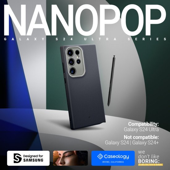 Spigen Gal 6.8in (2024) Nano Pop Bl Ses coque de protection pour téléphones portables