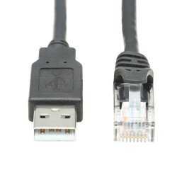 Tripp Lite U009-015-RJ45-X changeur de genre de câble RJ-45 USB 2.0 Type-A Noir