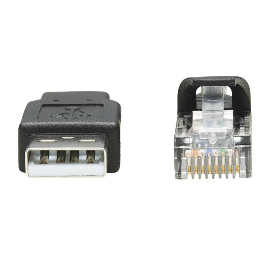 Tripp Lite U009-015-RJ45-X changeur de genre de câble RJ-45 USB 2.0 Type-A Noir