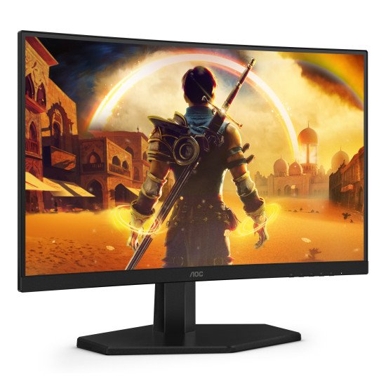 AOC G4 23.6" VA FHD 180Hz écran PC 59,9 cm (23.6") 1920 x 1080 pixels Full HD LCD Noir, Rouge