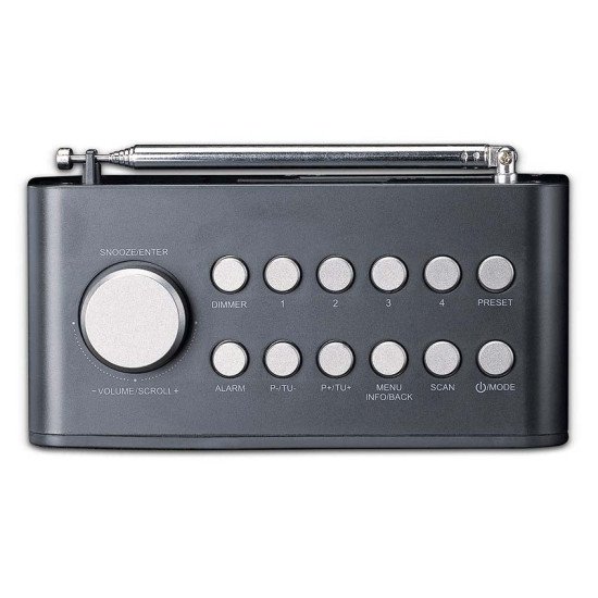 Lenco CR-625BK Portable Analogique et numérique Noir