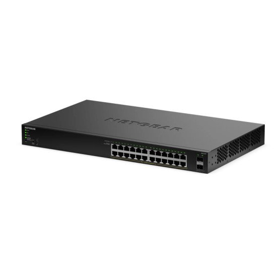 NETGEAR GS324TPv2 Géré L2/L3 Gigabit Ethernet (10/100/1000) Connexion Ethernet POE 1U Noir