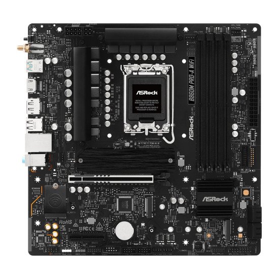 Asrock B860M Pro-A WiFi Intel B860 LGA 1851 (Socket V1) micro ATX Asrock B860M Pro-A WiFi Intel B860 LGA 1851 (Socket V1) micro ATX