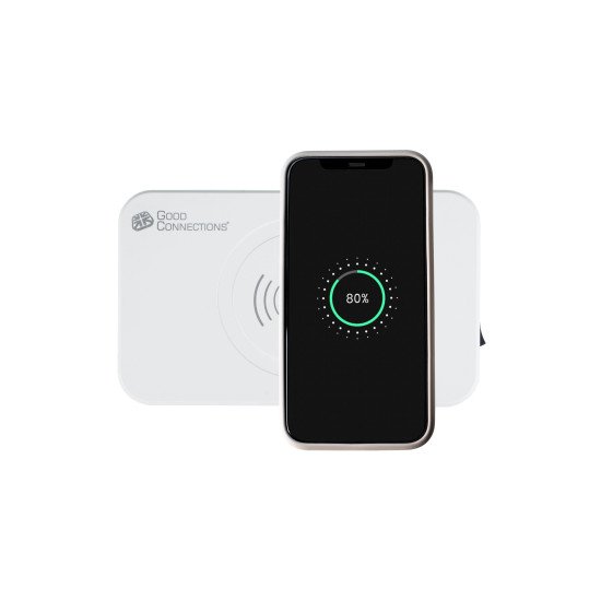 Alcasa PCA-D005W chargeur d'appareils mobiles Universel Blanc Secteur Recharge sans fil Charge rapide Intérieure