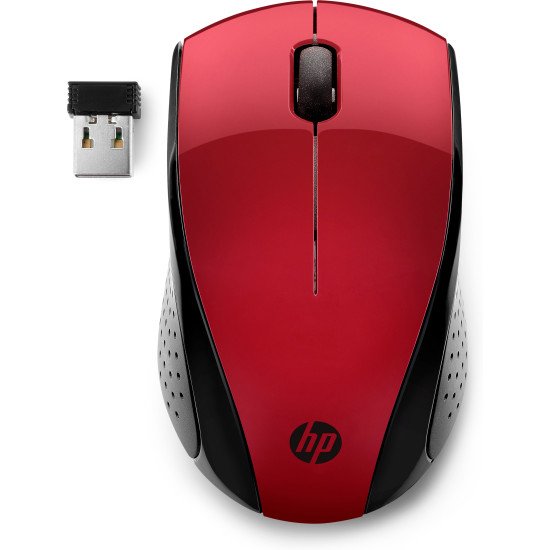 HP Souris sans fil 220 (Rouge coucher de soleil)