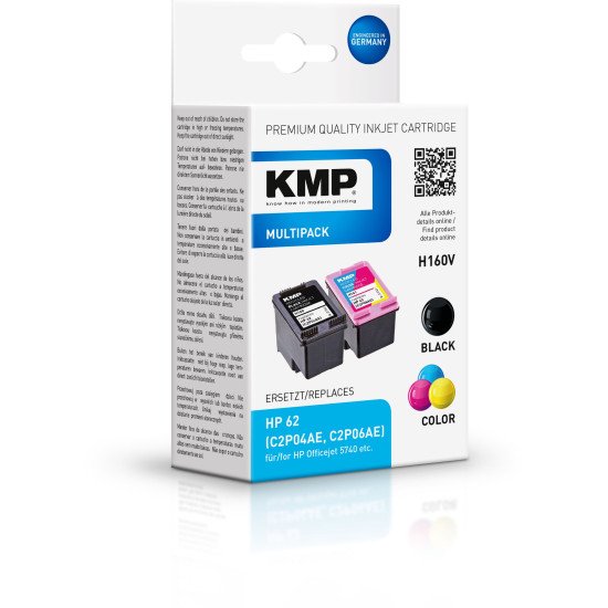 KMP 1741,4805 cartouche d'encre 2 pièce(s) Compatible Noir, Cyan, Magenta, Jaune