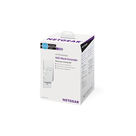 Netgear EX6250 Répéteur réseau 10,100,1000 Mbit/s Blanc