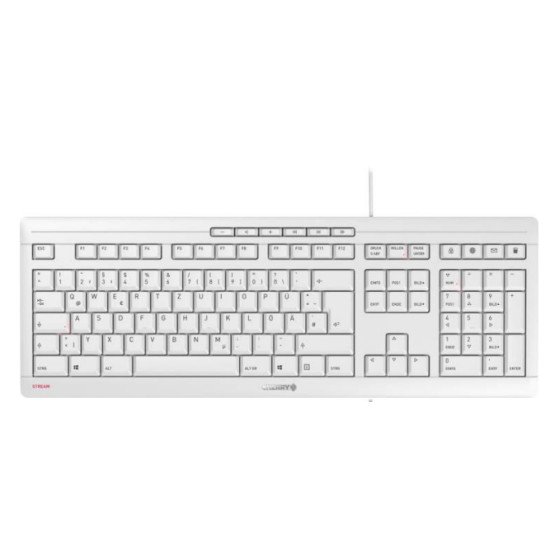 CHERRY JK-8500 clavier USB QWERTZ Allemand Blanc