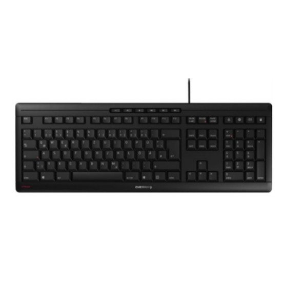 CHERRY STREAM KEYBOARD black (GB) clavier USB QWERTY Anglais Noir