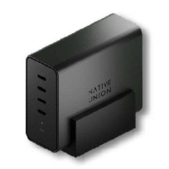 Native Union FAST-PD140-BLK-EU chargeur d'appareils mobiles Ordinateur portable, Smartphone, Tablette Noir Secteur Charge rapide Intérieure