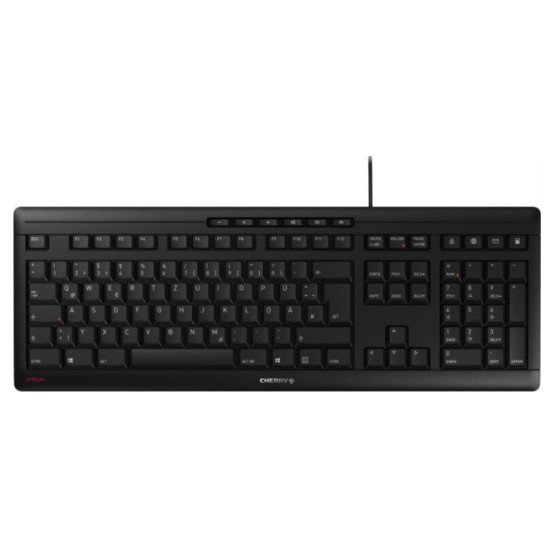 CHERRY JK-8500 clavier USB AZERTY Belge Noir