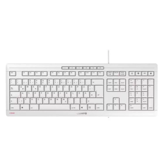 CHERRY JK-8500 clavier USB AZERTY Belge Blanc CHERRY JK-8500 clavier USB AZERTY Belge Blanc