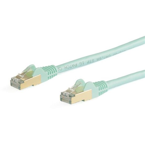 StarTech.com Câble réseau Ethernet RJ45 Cat6 de 7 m - Aqua