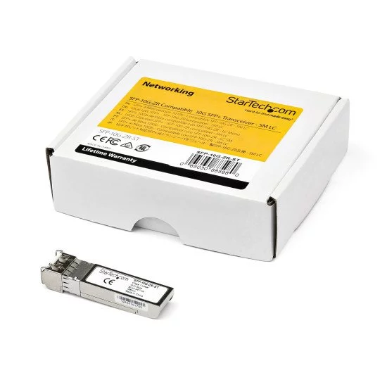 StarTech.com Module de transceiver SFP+ compatible Cisco SFP-10G-ZR - 10GBASE-ZR StarTech.com Module de transceiver SFP+ compatible Cisco SFP-10G-ZR - 10GBASE-ZR