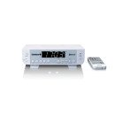 Lenco KCR-100 Horloge Numérique Blanc Lenco KCR-100 Horloge Numérique Blanc
