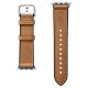 Spigen Retro Fit Bande Noir, Marron Simili-cuir, Silicone