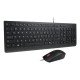 Lenovo 4X31R64403 clavier Souris incluse maison/bureau USB Belge, Français Noir
