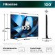 Hisense 100U7DSE 2,54 m (100") 4K Ultra HD Smart TV Wifi Noir