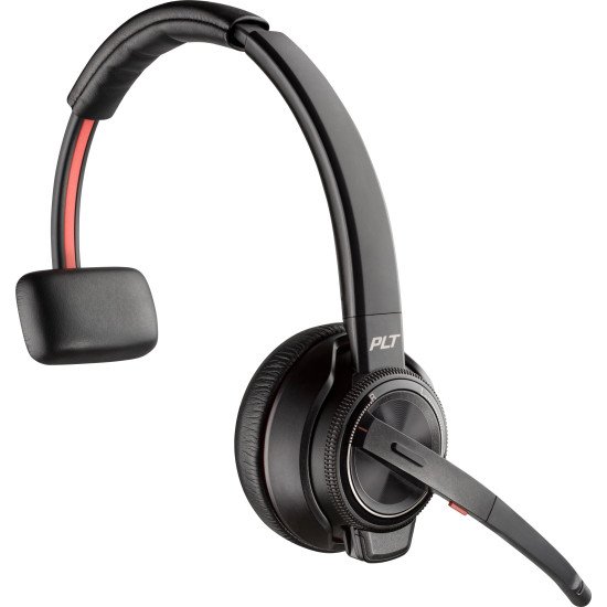 POLY SAVI 8210 Casque Sans fil Arceau Bureau/Centre d'appels Bluetooth Noir