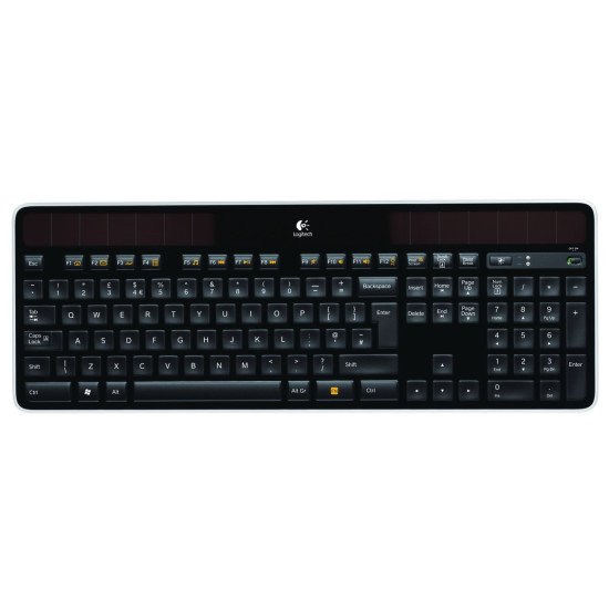 Logitech K750 Clavier RF sans fil Noir QWERTZ LU Noir