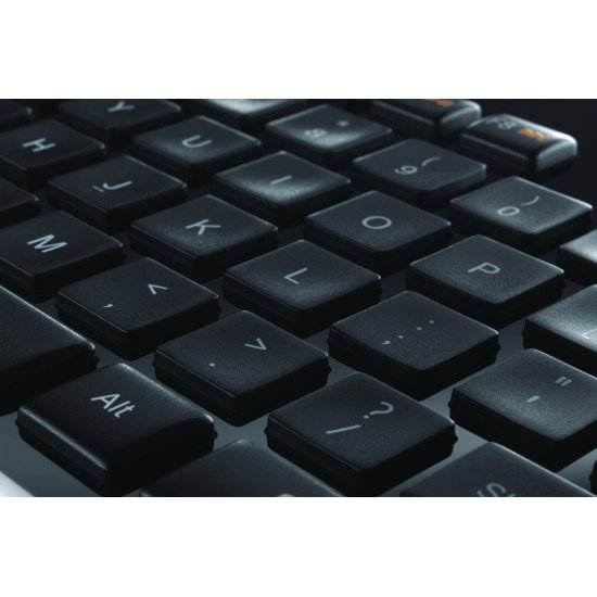 Logitech K750 Clavier RF sans fil Noir QWERTZ LU Noir