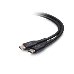 C2G Câble USB-C mâle vers USB-C mâle de 3,7 m (20V 5A) - USB 2.0 (480 Mbit/s) C2G Câble USB-C mâle vers USB-C mâle de 3,7 m (20V 5A) - USB 2.0 (480 Mbit/s)