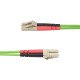 StarTech.com Câble Fibre Optique Multimode OM5 LC à LC UPC de 10m, Cordon/Jarretière/Connecteur Fibre Optique 50/125µm Duplex LOMMF Zipcord, VCSEL, 40G/100G, Insensible à la Courbure, Cordon de Liaison Fibre LSZH