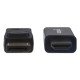 Manhattan Câble DisplayPort 1.1 vers HDMI, 1080p à 60 Hz, 1 m, mâle à mâle, DP avec verrouillage, non bidirectionnel, noir, garantie 3 ans
