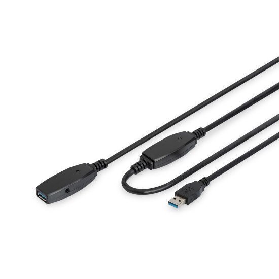 Digitus DA-73107 câble USB 20 m 2.0/3.2 Gen 1 (3.1 Gen 1) USB A Noir
