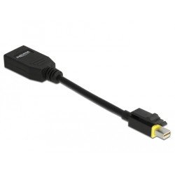 DeLOCK 65978 câble vidéo et adaptateur 0,15 m Mini DisplayPort DisplayPort Noir DeLOCK 65978 câble vidéo et adaptateur 0,15 m Mini DisplayPort DisplayPort Noir