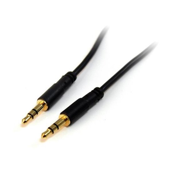 StarTech.com Câble slim audio stéréo de 3,5 mm (M/M) - 1,8 m - Connecteurs plaqués en or