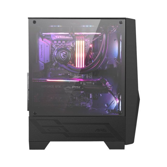 MSI MAG FORGE 100R Boitier PC Noir, Transparent MSI MAG FORGE 100R Boitier PC Noir, Transparent