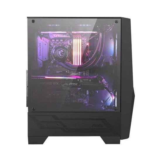MSI MAG FORGE 100R Boitier PC Noir, Transparent MSI MAG FORGE 100R Boitier PC Noir, Transparent