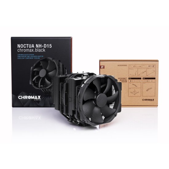 Noctua NH-D15 chromax.black Processeur Refroidisseur 15 cm Noir