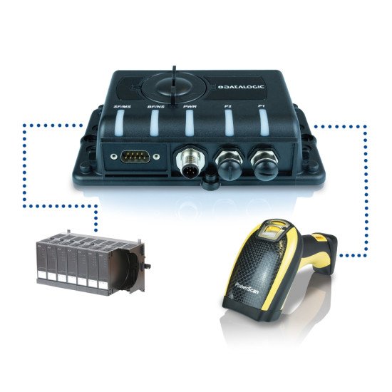 Datalogic PowerScan 9501 Lecteur de code barre portable 2D Noir, Jaune