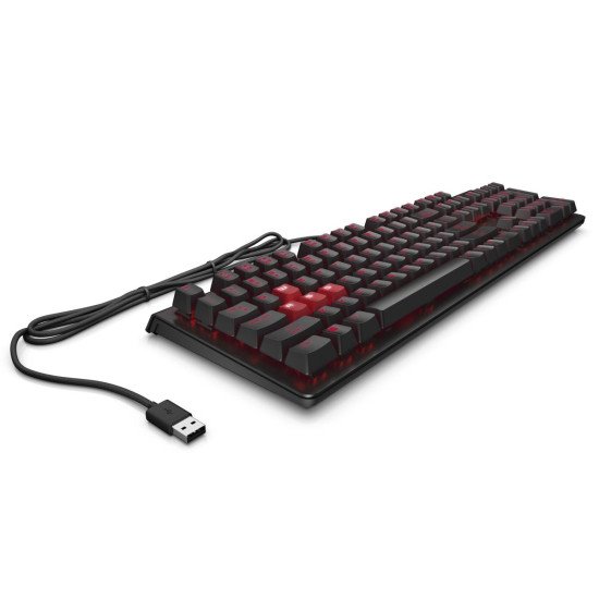 HP OMEN Encoder clavier USB QWERTY US International Noir