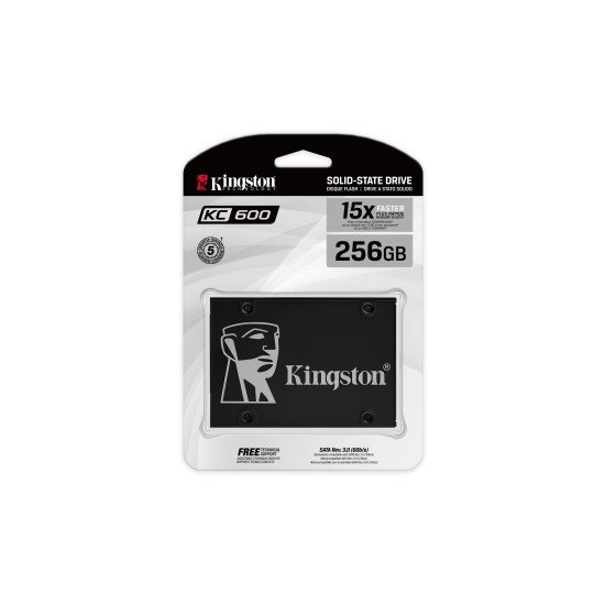 Kingston KC600 disque SSD  2.5" 256 GB Serial ATA III 3D TLC