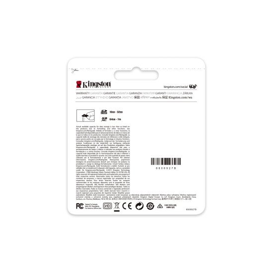 Kingston Technology Canvas Select Plus mémoire flash 128 Go SDXC Classe 10 UHS-I