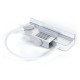 Satechi ST-UCICHS station d'accueil USB 3.2 Gen 1 (3.1 Gen 1) Type-C Argent