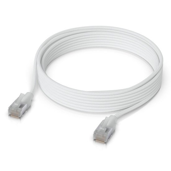 Ubiquiti UACC-Cable-Patch-EL-C6A-3M-W câble de réseau Translucide, Blanc Cat6a Ubiquiti UACC-Cable-Patch-EL-C6A-3M-W câble de réseau Translucide, Blanc Cat6a