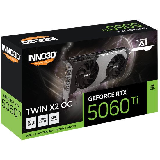 INNO3D GeForce RTX 5060 Ti TWIN X2 OC NVIDIA 16 Go GDDR7