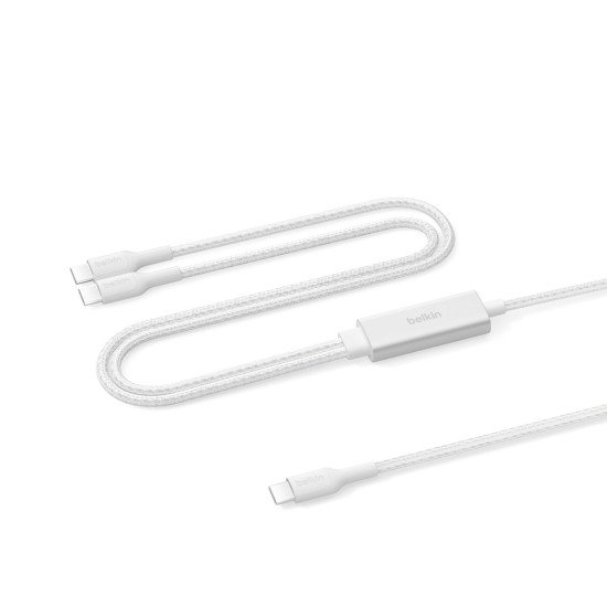 Belkin CAC004hq1.5MWH câble USB USB 2.0 1,5 m USB C 2 x USB C Blanc