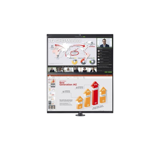 LG 27QP88DP-BS écran PC 68,6 cm (27") 2560 x 1440 pixels Quad HD Noir