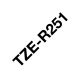 Brother TZE-R251 ruban d'impression Noir